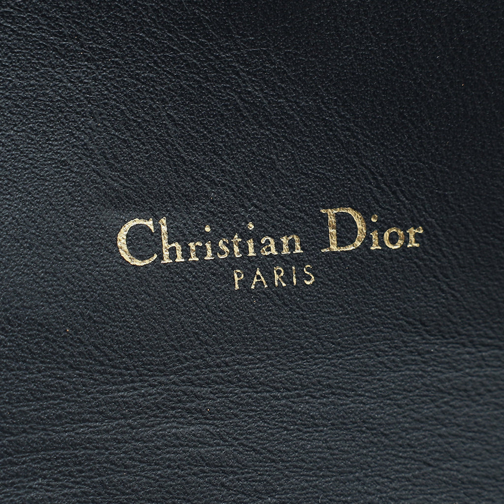 Christian Dior Navy Blue Saddle Oblique Chain Wallet