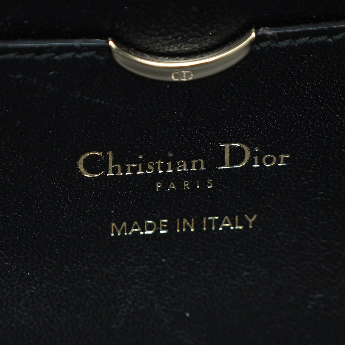 Christian Dior Black Multicolor Lady Dior East West Embroidered Runway Bag