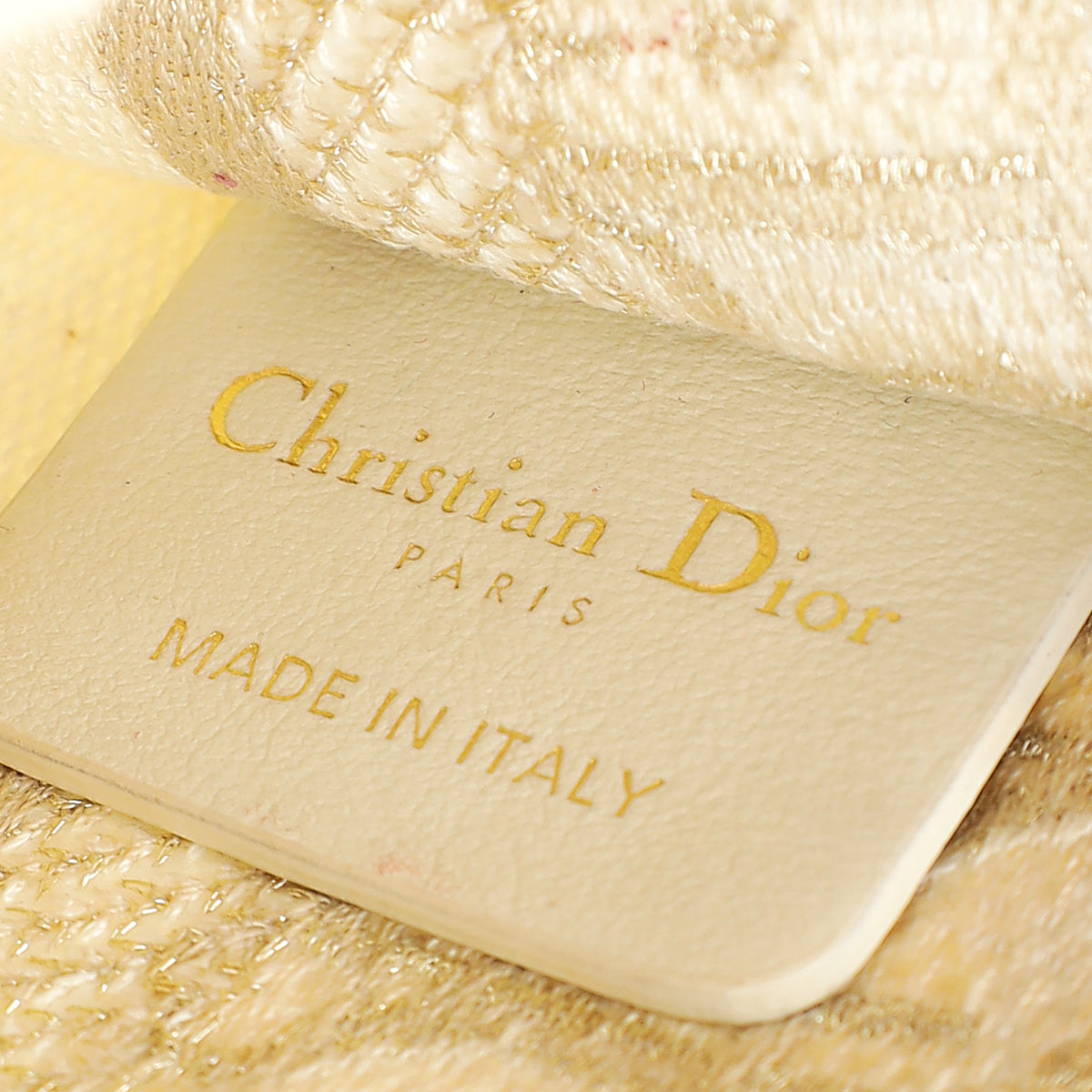 Christian Dior Bicolor Metallic Oblique Book Tote Mini Bag