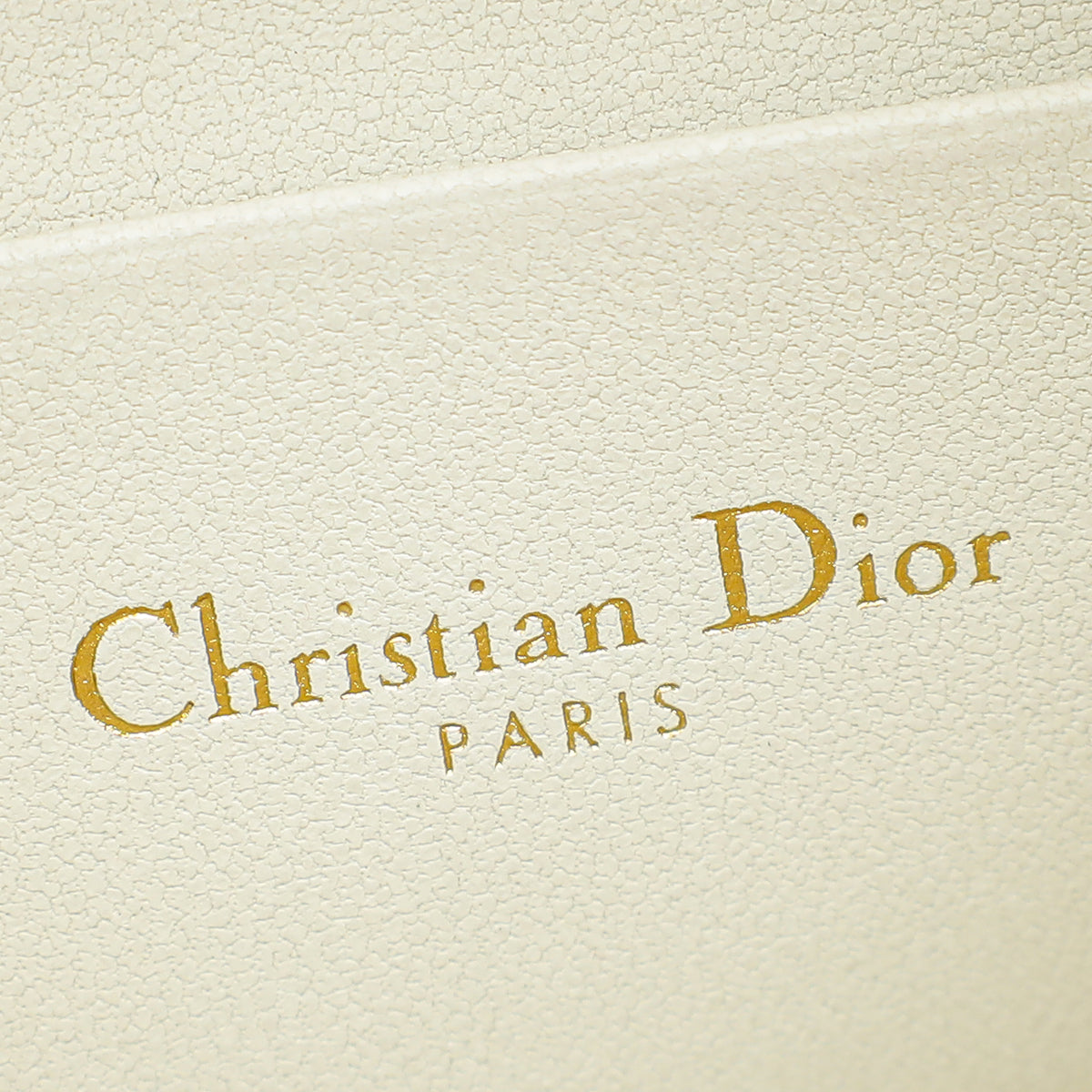 Christian Dior White Caro Every Dior Pouch