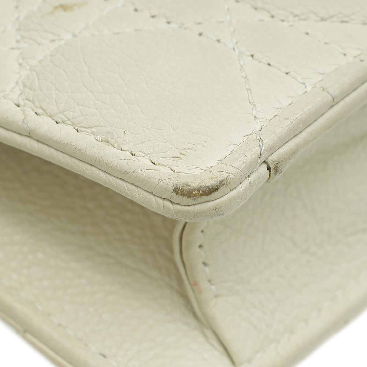 Christian Dior White Caro Every Dior Pouch