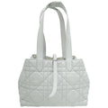 Christian Dior Stone Grey Macrocannage Toujours Medium Bag