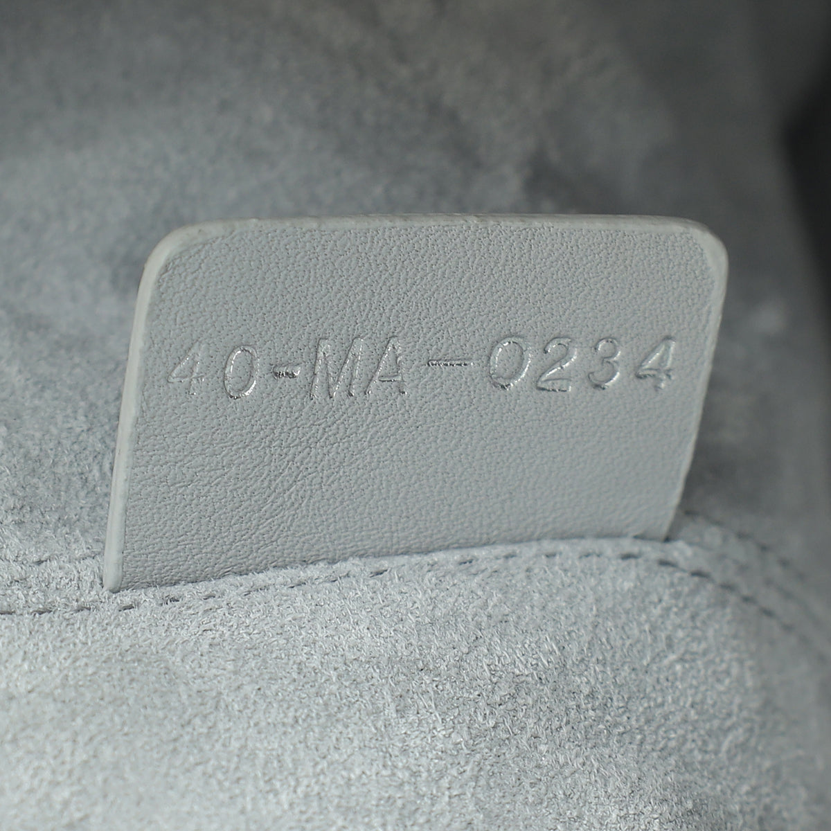 Christian Dior Stone Grey Macrocannage Toujours Medium Bag