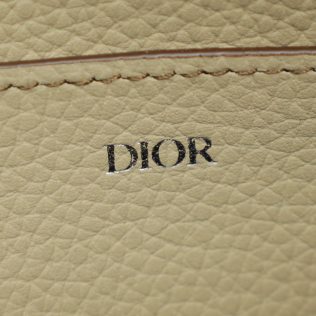 Christian Dior Grey Green CD Signature Toiletry Men's Bag