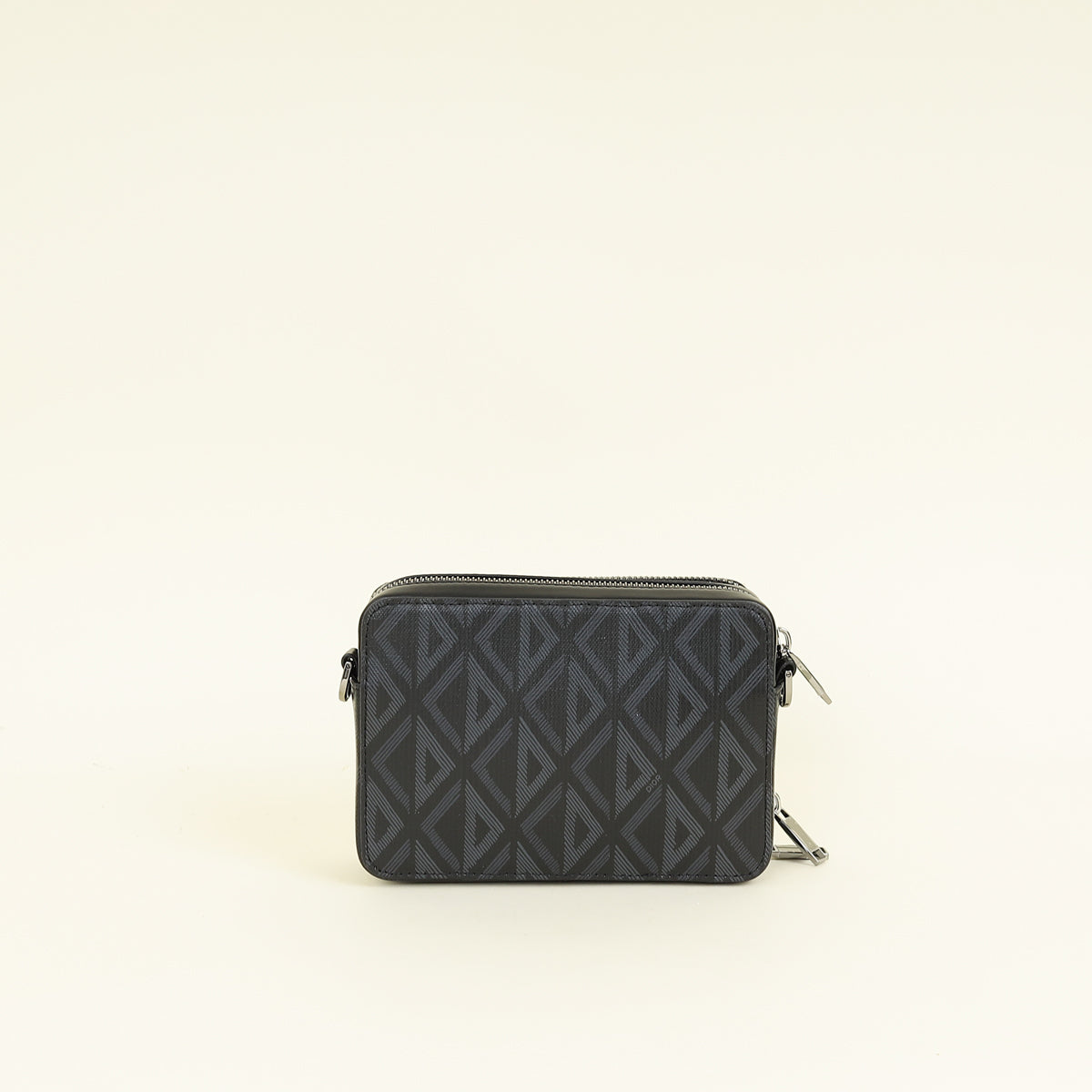 Christian Dior Bicolor CD Diamond Print Messenger Pouch