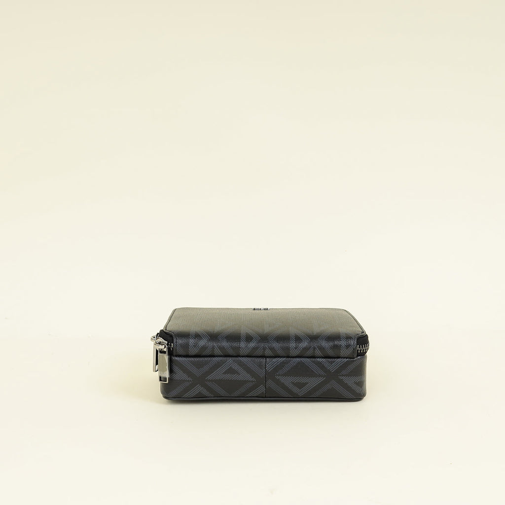 Christian Dior Bicolor CD Diamond Print Messenger Pouch