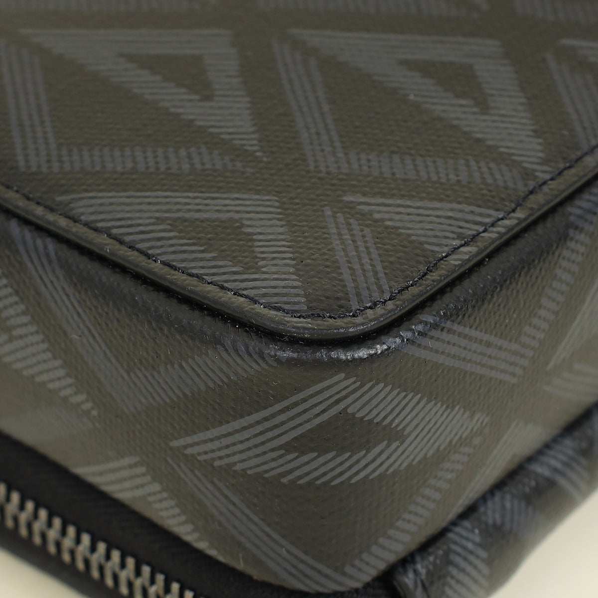 Christian Dior Bicolor CD Diamond Print Messenger Pouch