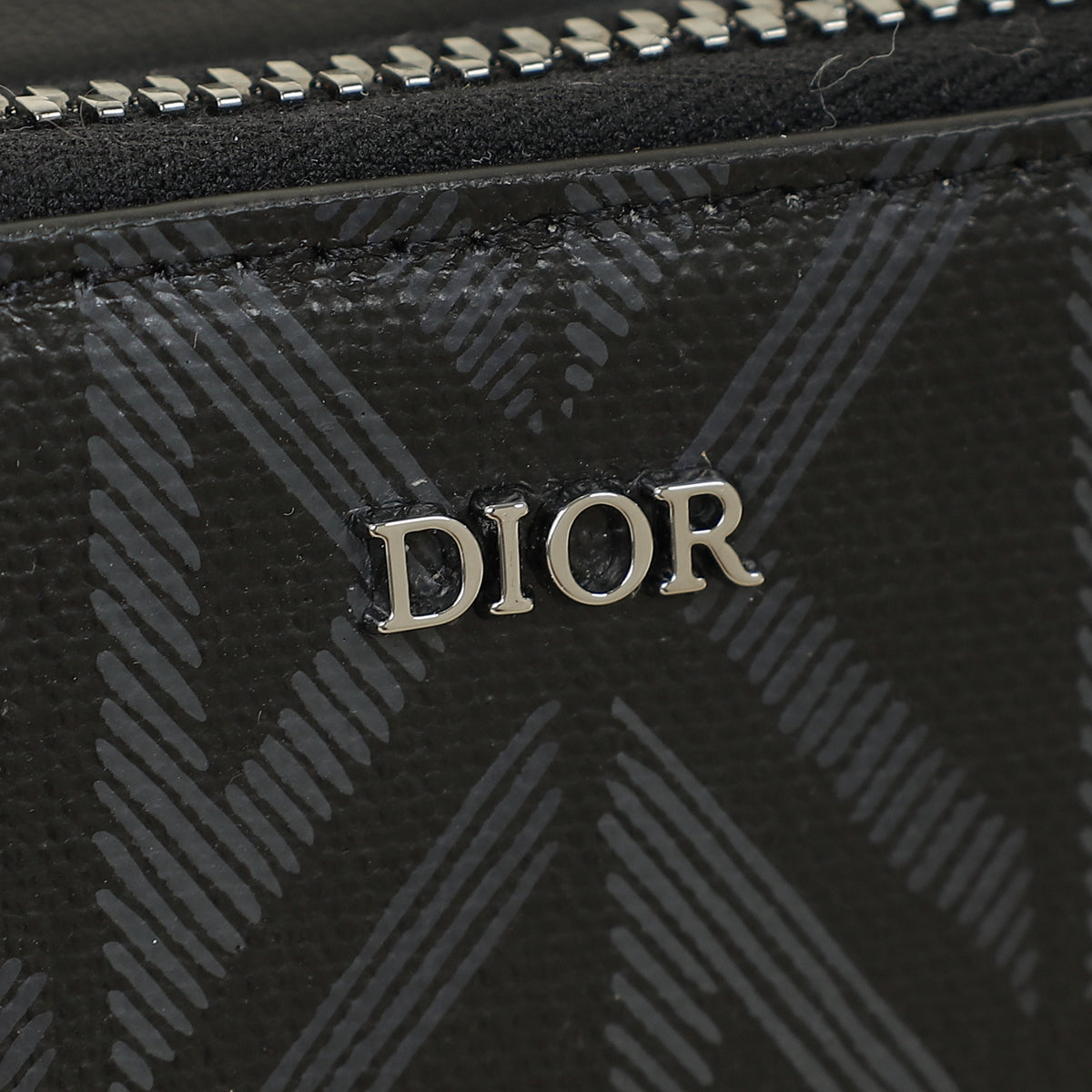 Christian Dior Bicolor CD Diamond Print Messenger Pouch