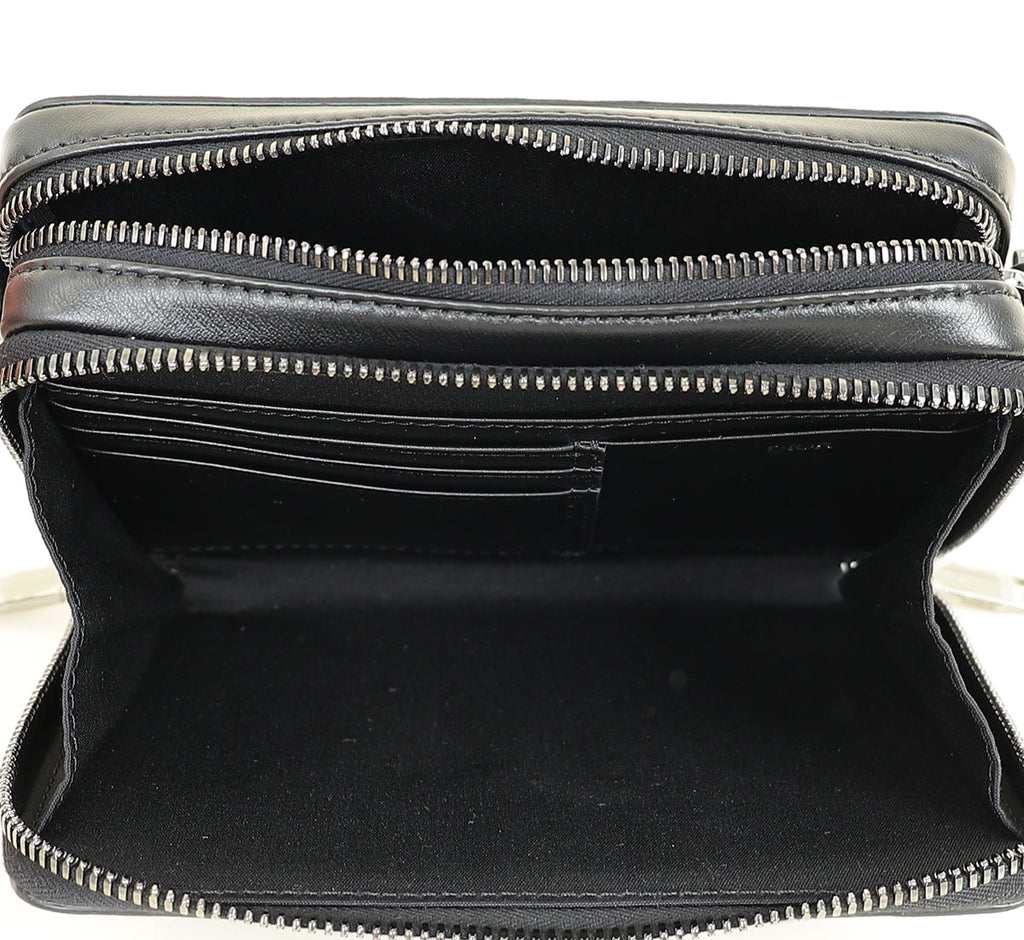 Christian Dior Bicolor CD Diamond Print Messenger Pouch