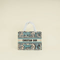 Christian Dior Bicolor Toile De Jouy Sauvage Book Tote Medium Bag