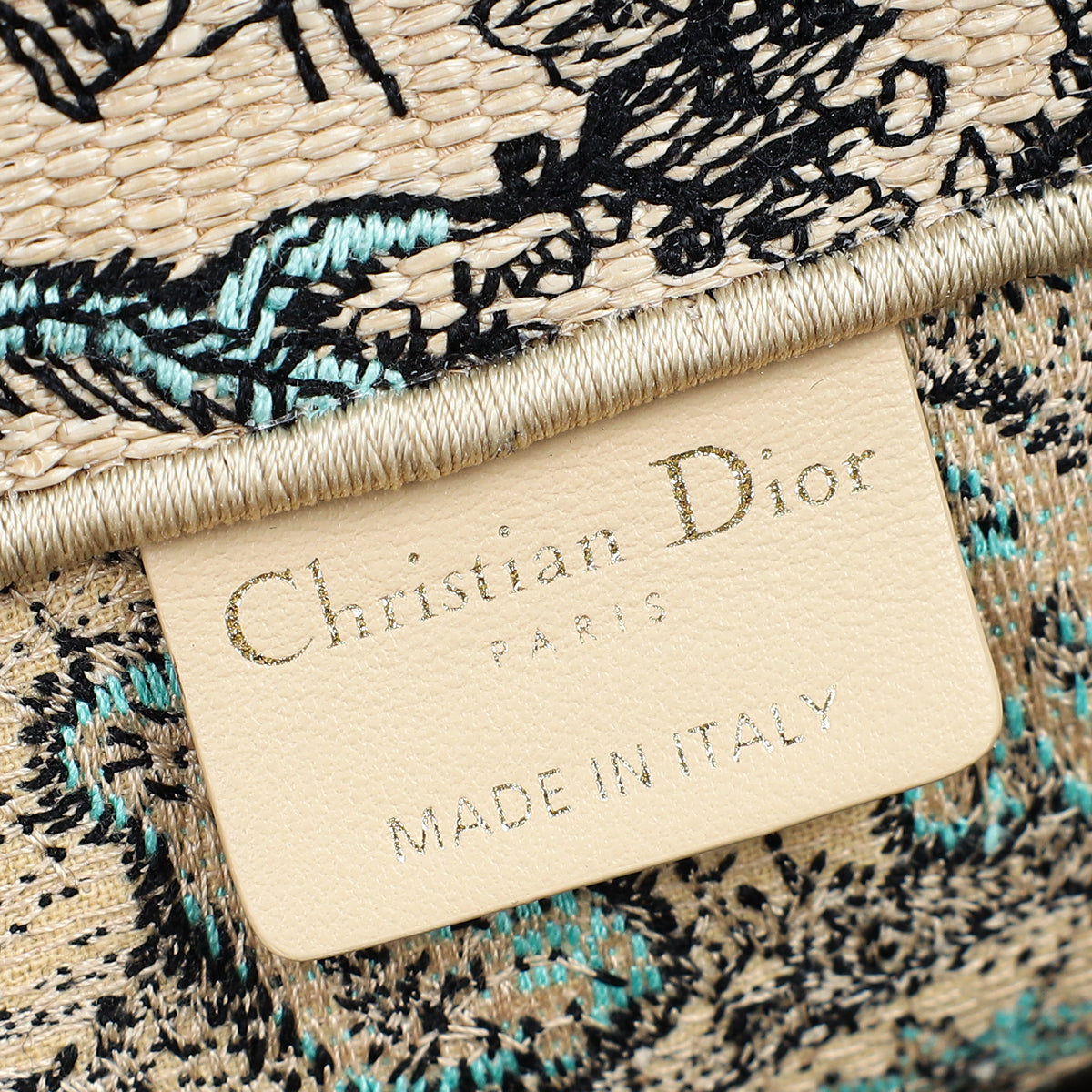 Christian Dior Bicolor Toile De Jouy Sauvage Book Tote Medium Bag