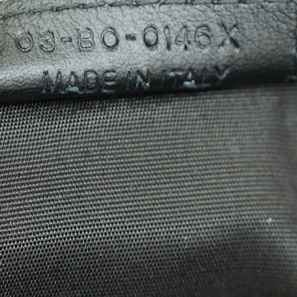 Christian Dior Dark Grey Oblique Zip Pouch
