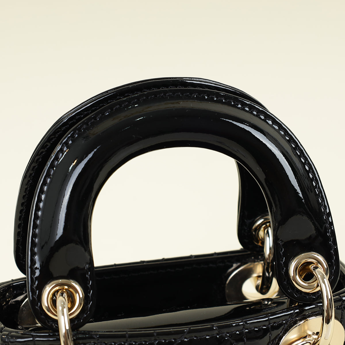 Christian Dior Black Micro Lady Dior Bag