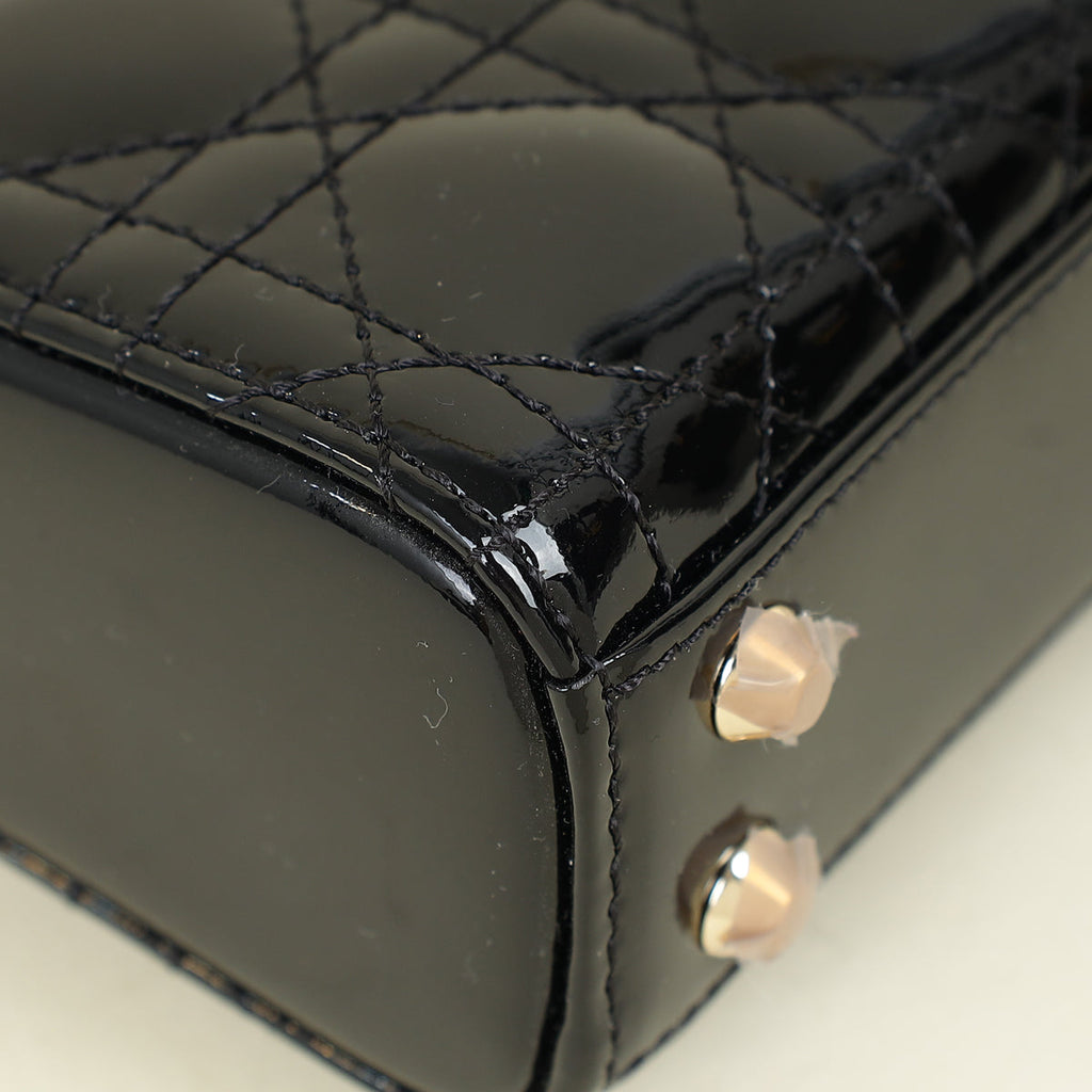 Christian Dior Black Micro Lady Dior Bag