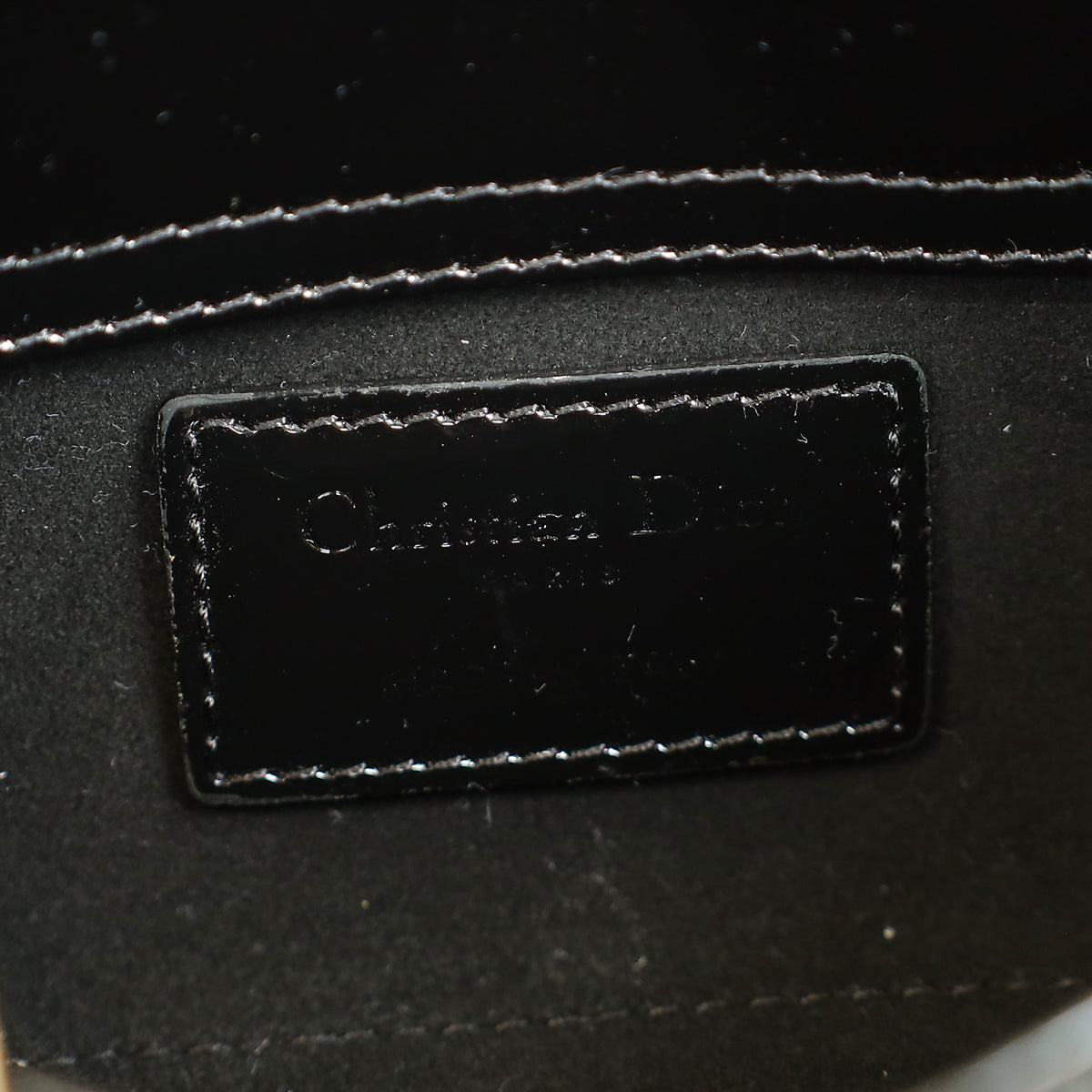 Christian Dior Black Micro Lady D-Joy Bag