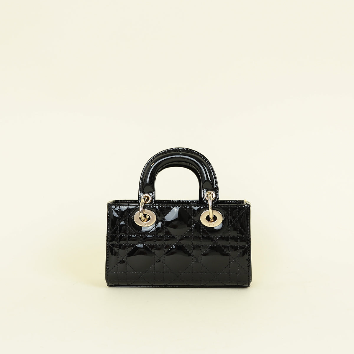 Christian Dior Black Micro Lady D-Joy Bag