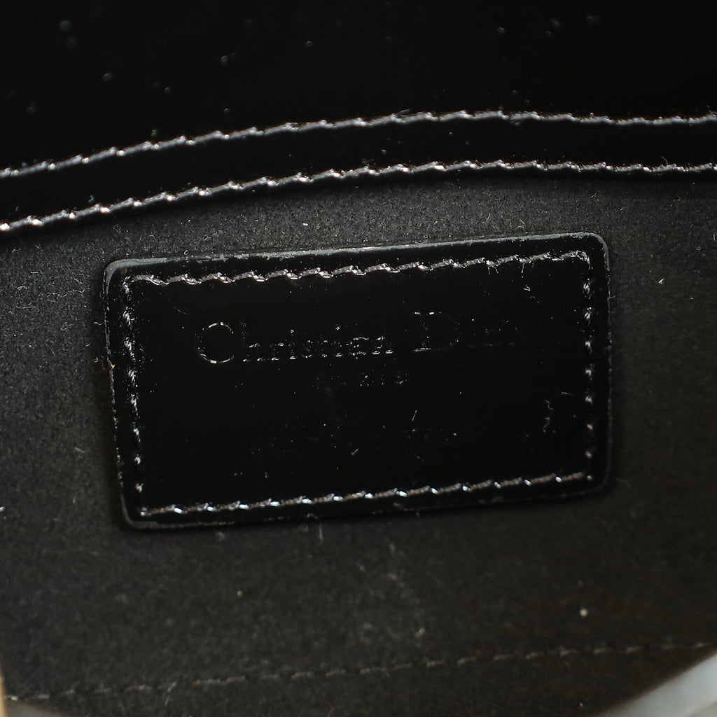 Christian Dior Black Micro Lady D-Joy Bag