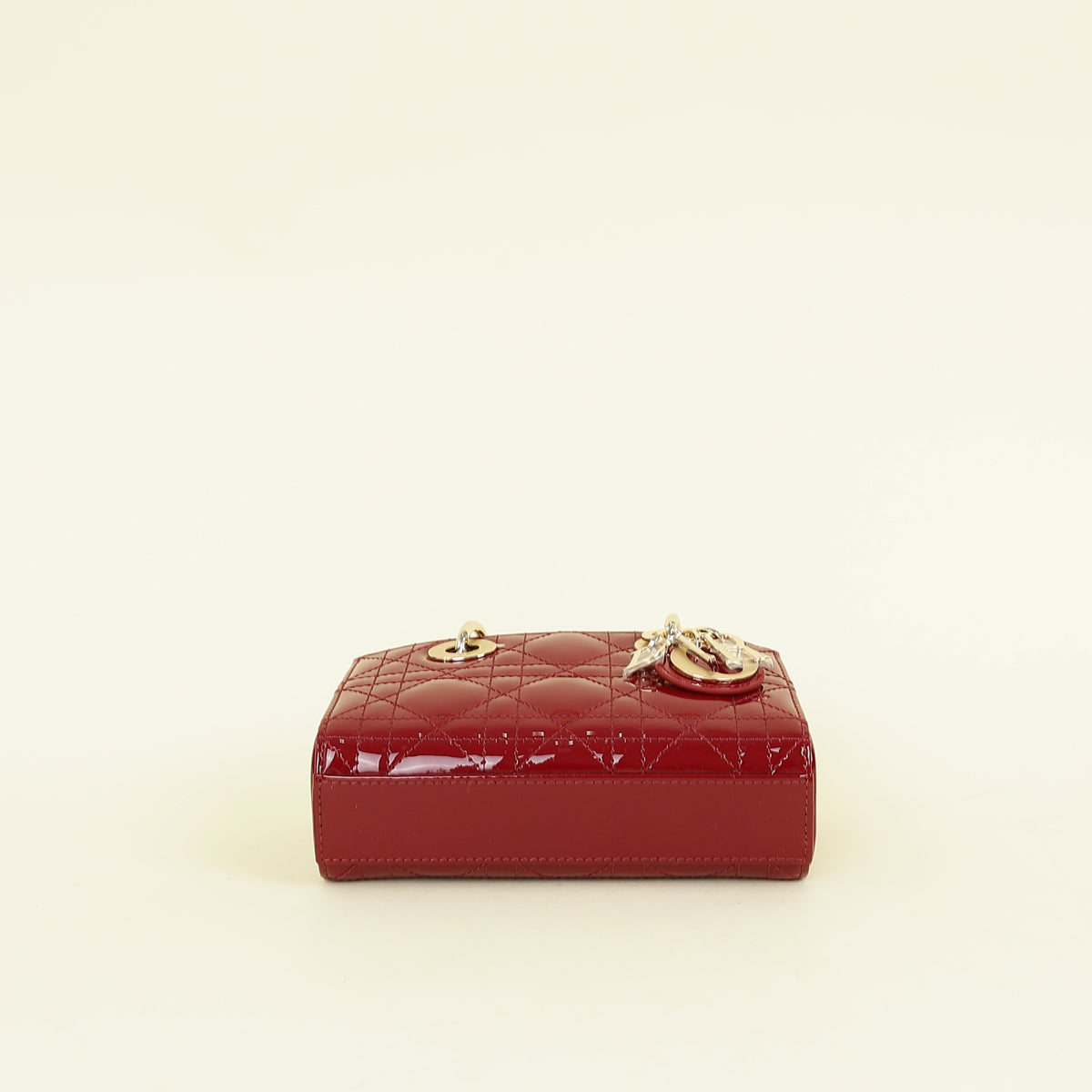 Christian Dior Red Micro Lady D-Joy Bag