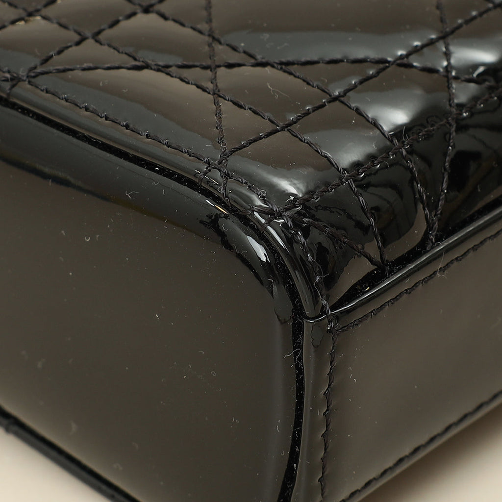 Christian Dior Black Lady D-joy Micro Bag