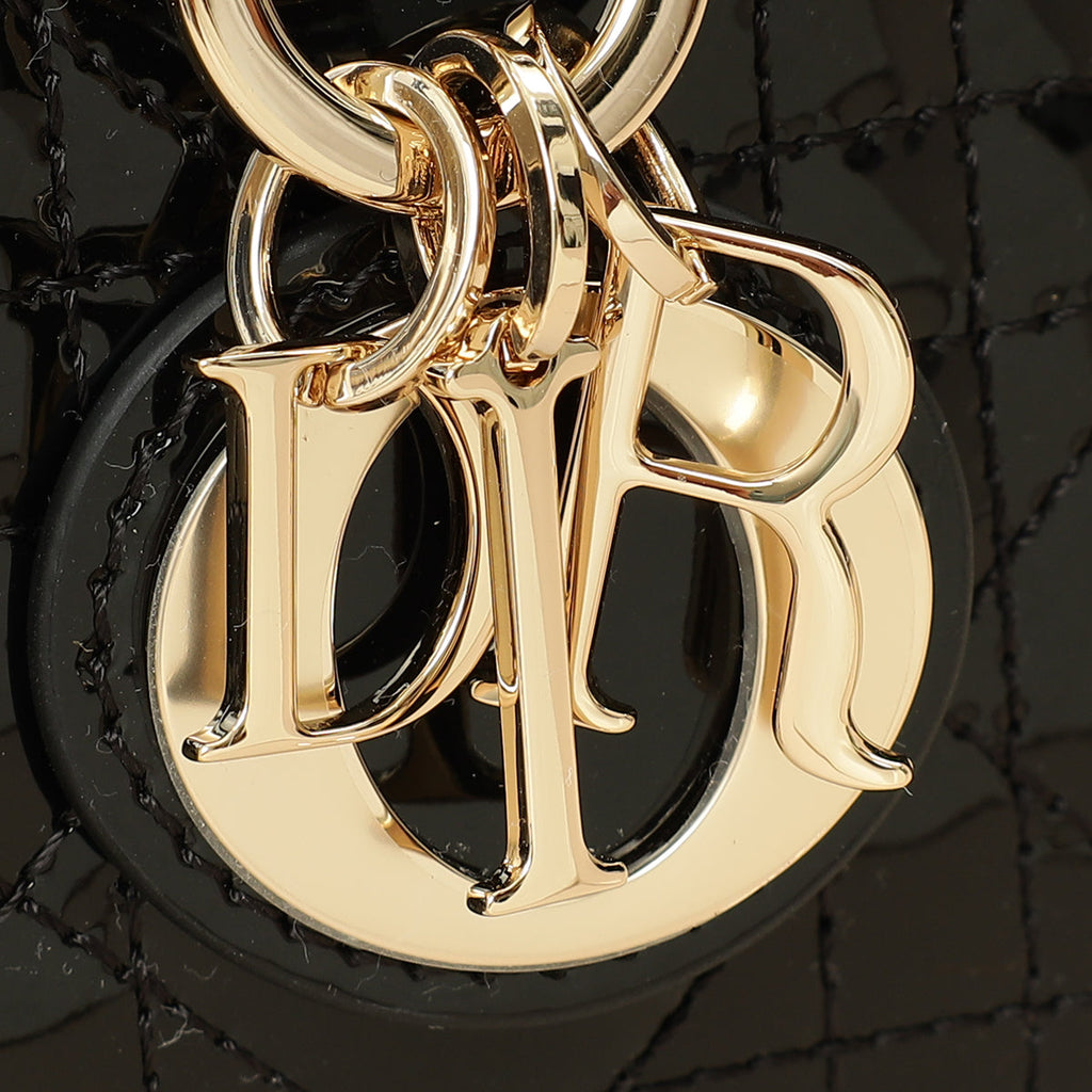 Christian Dior Black Lady D-joy Micro Bag