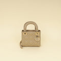 Christian Dior Dark Beige Mini Chain Lady Dior Bag