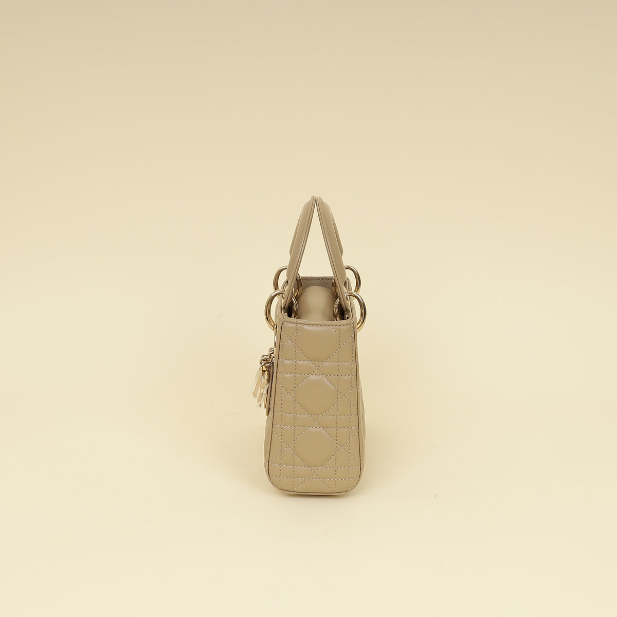 Christian Dior Dark Beige Mini Chain Lady Dior Bag