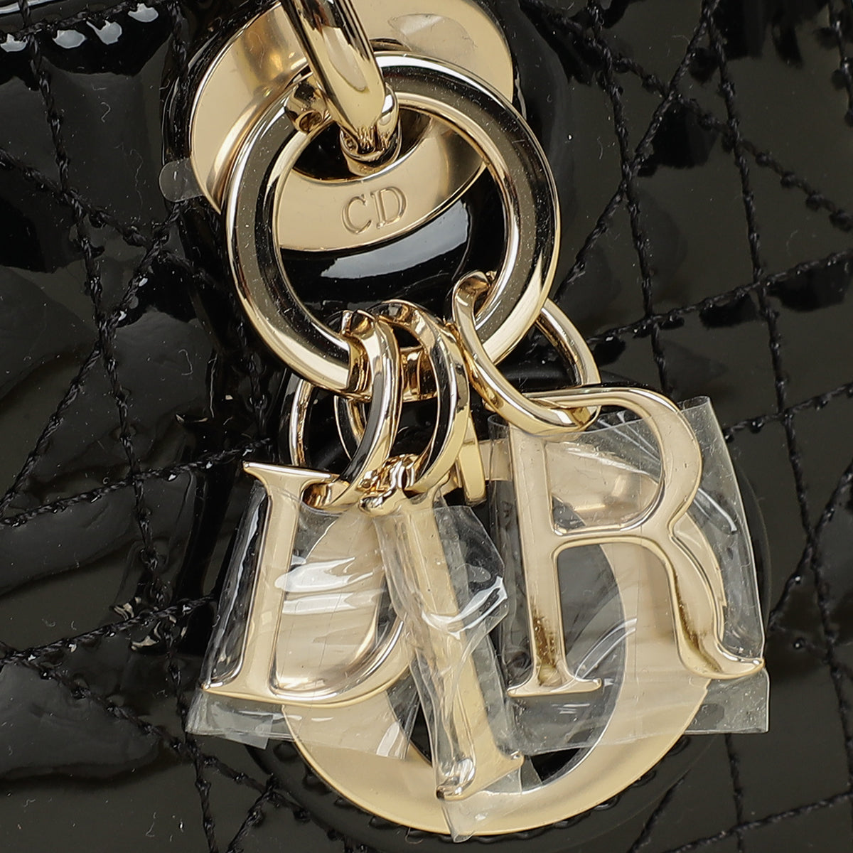 Christian Dior Black Lady-D Joy Micro Bag