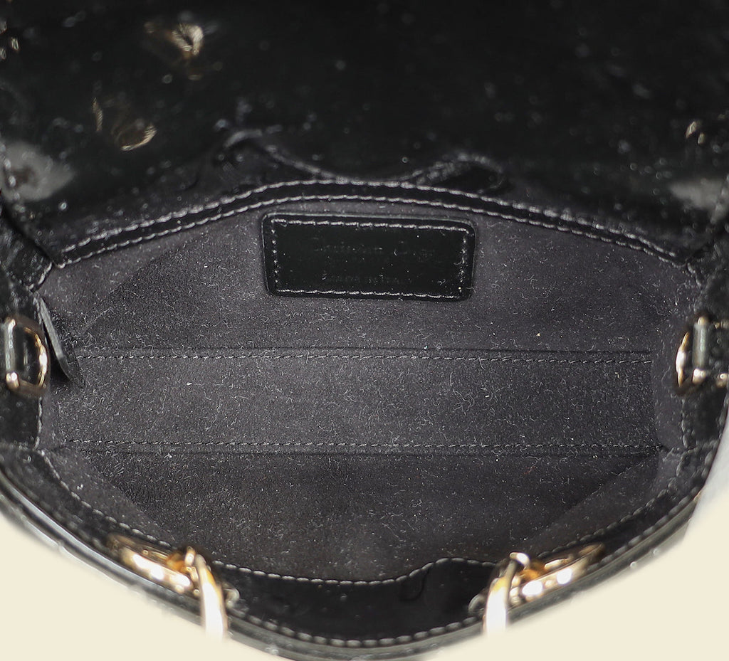Christian Dior Black Lady-D Joy Micro Bag