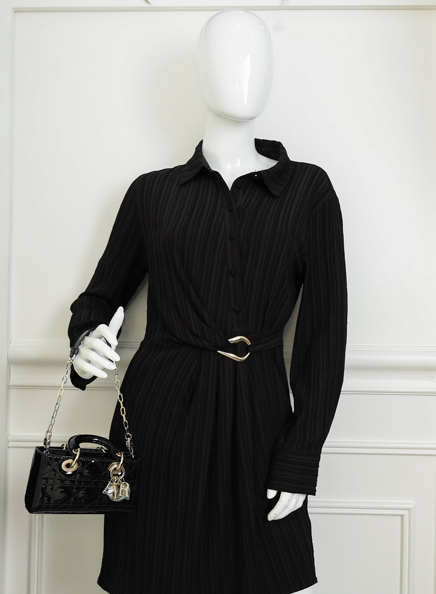 Christian Dior Black Lady-D Joy Micro Bag