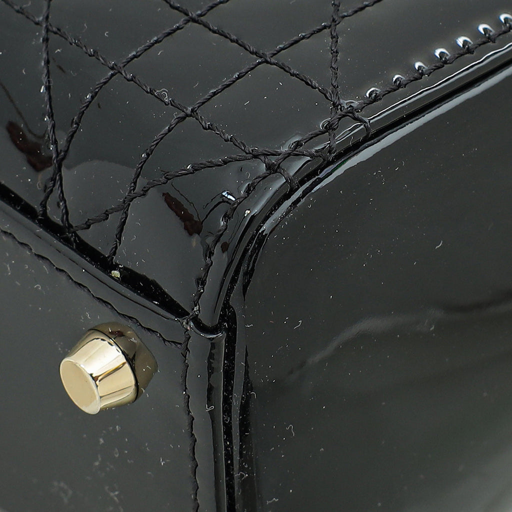 Christian Dior Black Lady Dior Mini Chain Bag