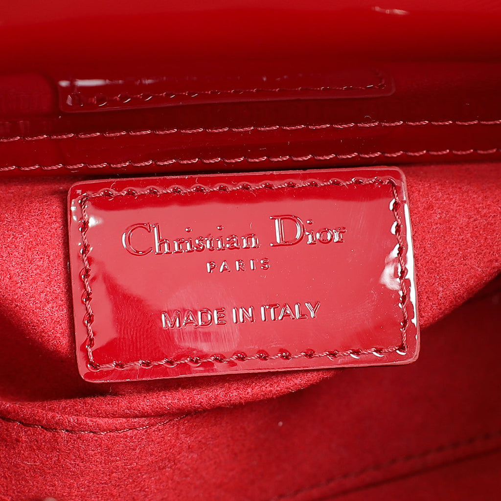Christian Dior Red Cherry Lady D-Joy Micro Bag