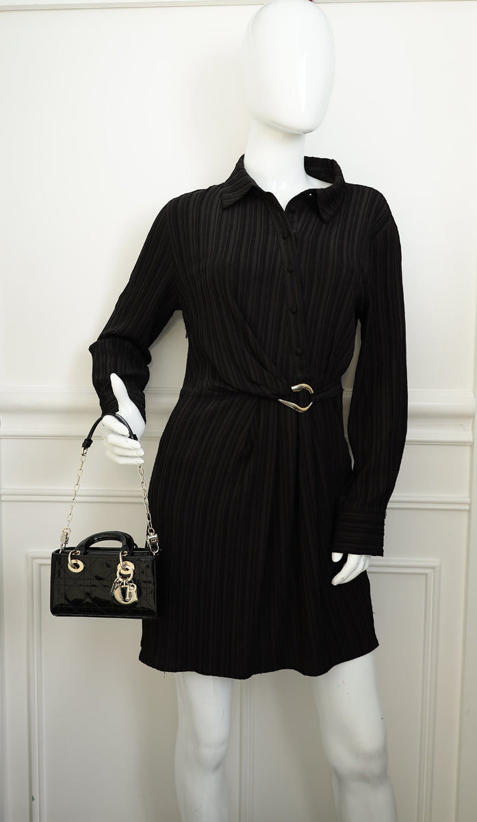 Christian Dior Black Lady D-Joy Micro Bag