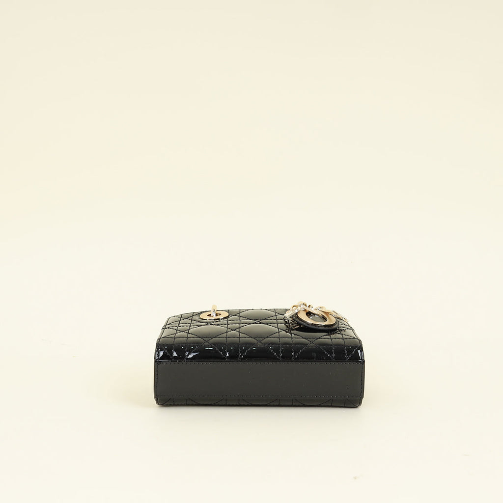 Christian Dior Black Lady D-Joy Micro Bag