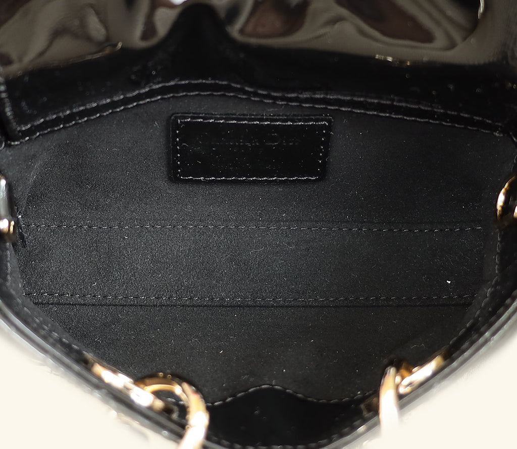 Christian Dior Black Lady D-Joy Micro Bag