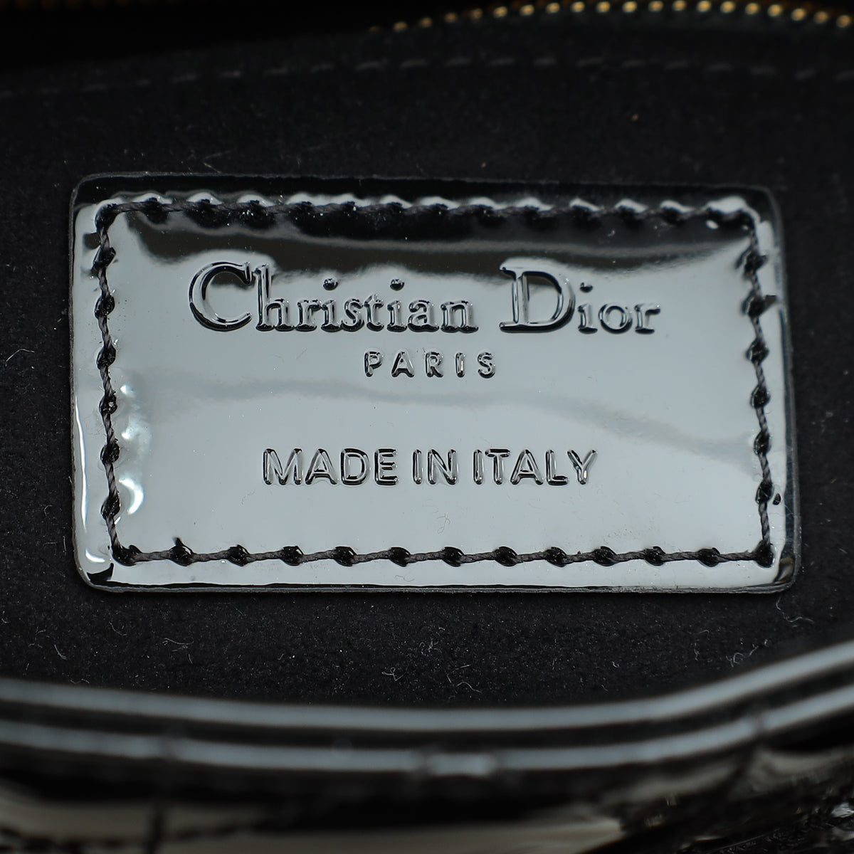 Christian Dior Black Mini Chain Lady Dior Bag