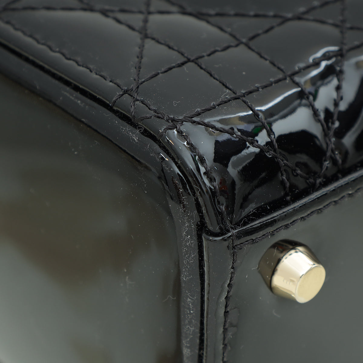 Christian Dior Black Mini Chain Lady Dior Bag