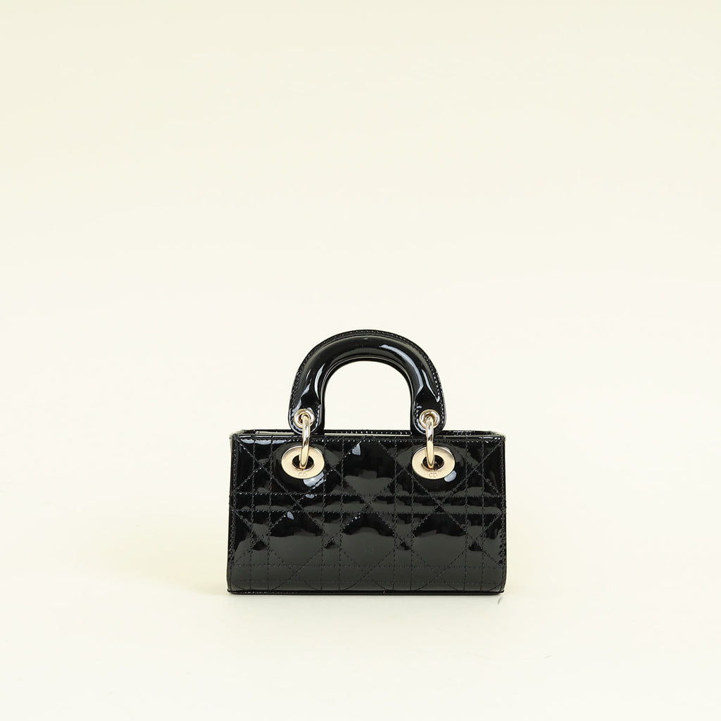 Christian Dior Black Lady D-Joy Micro Bag