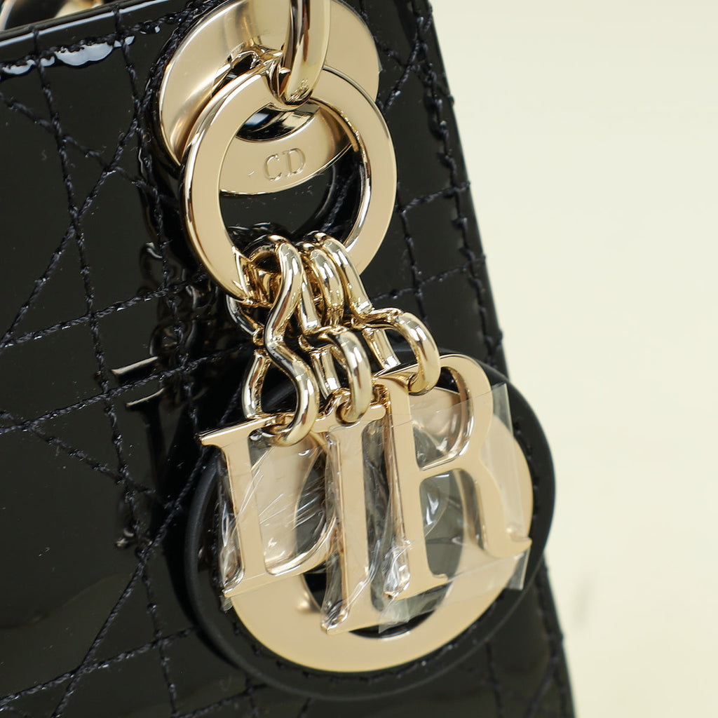 Christian Dior Black Lady Dior Micro Bag