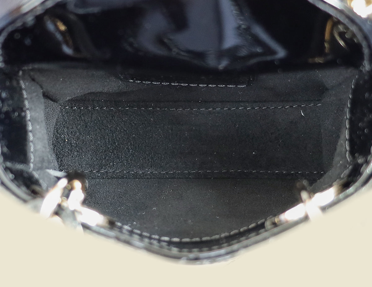 Christian Dior Black Lady Dior Micro Bag