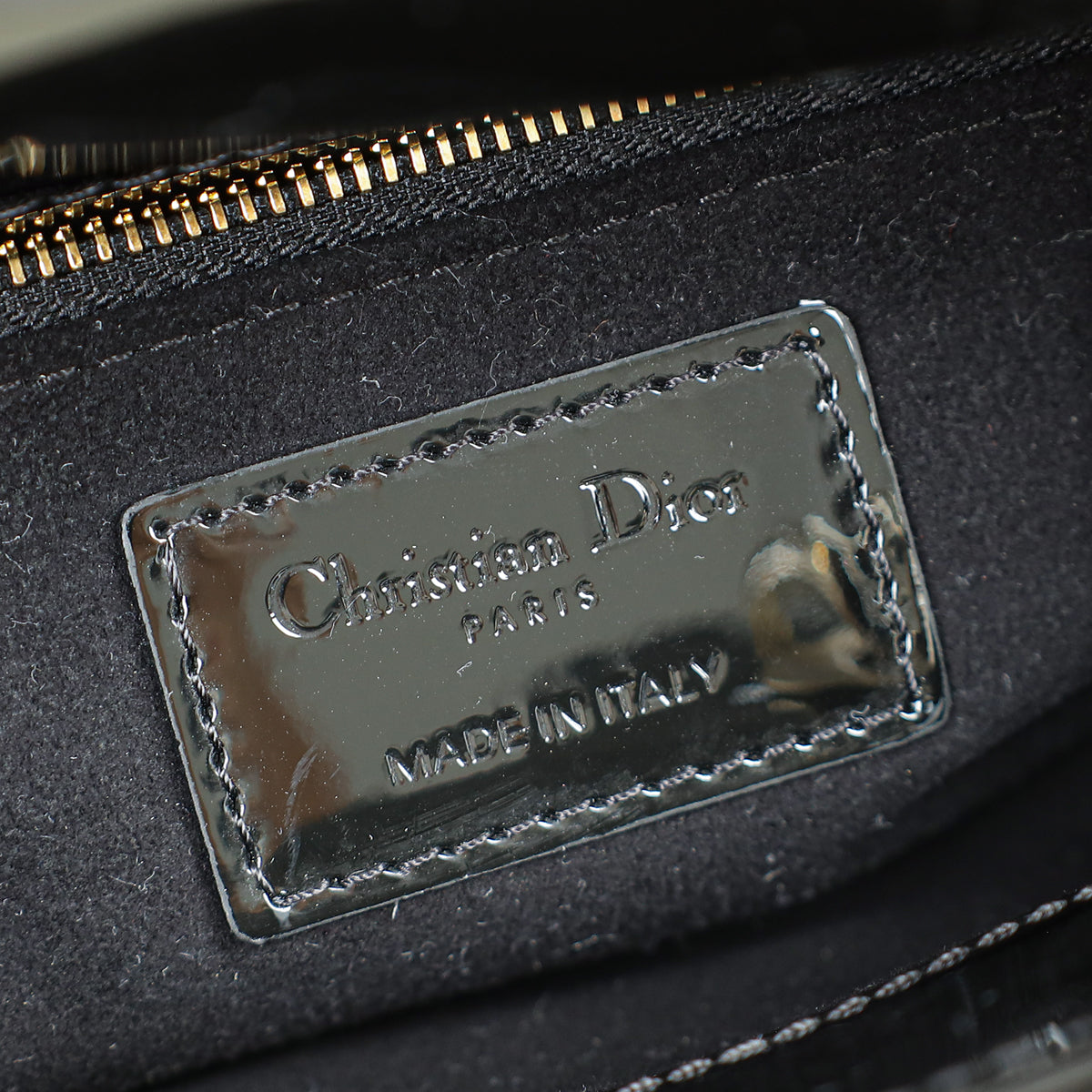 Christian Dior Black Chain Mini Lady Dior Bag