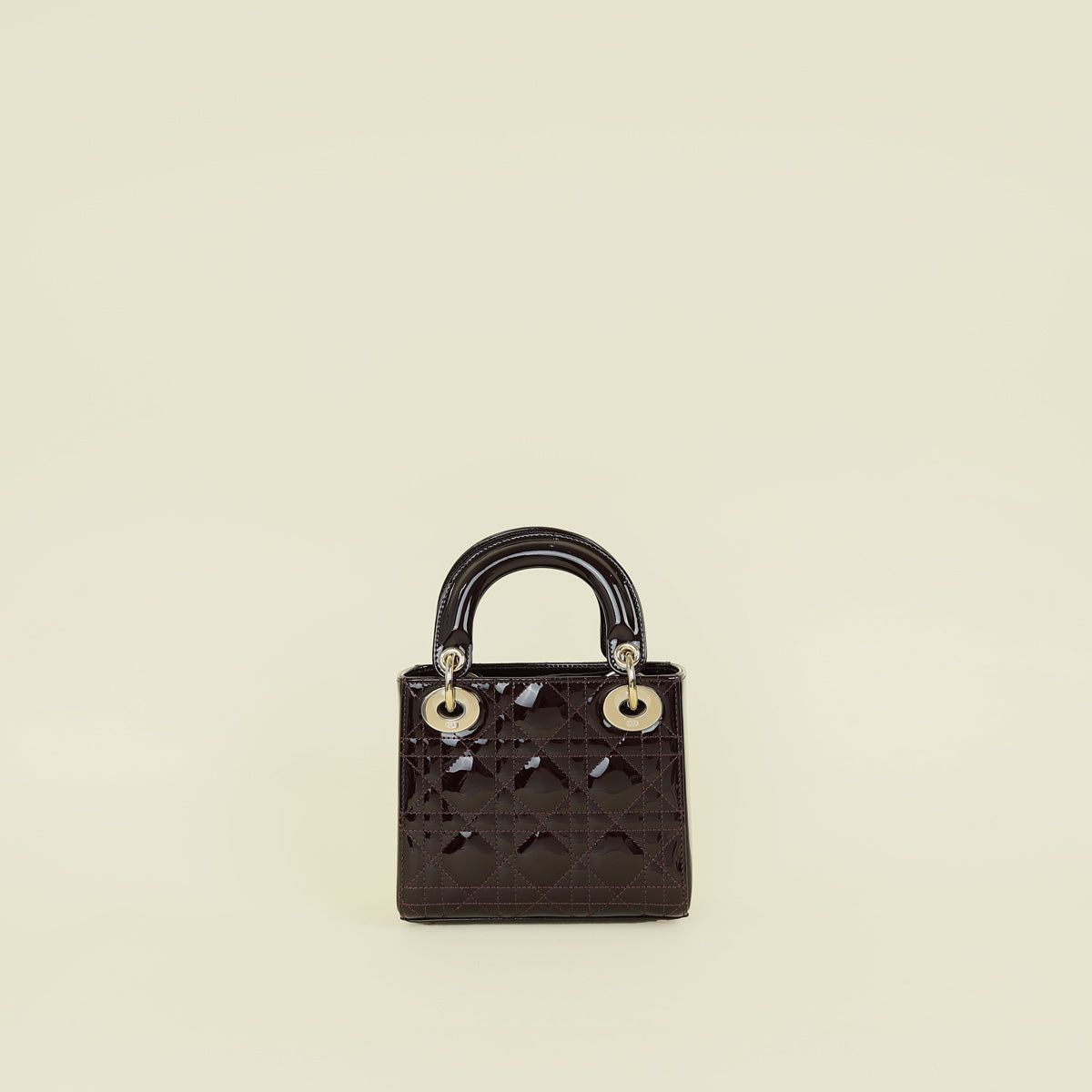 Christian Dior Plum Chain Mini Lady Dior Bag
