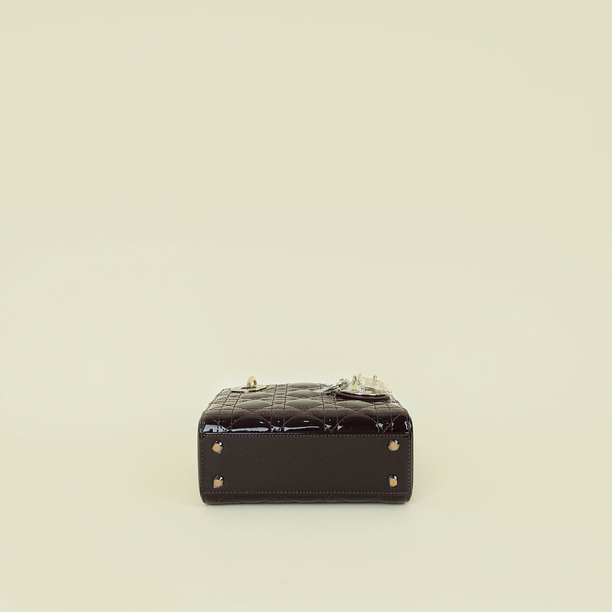 Christian Dior Plum Chain Mini Lady Dior Bag