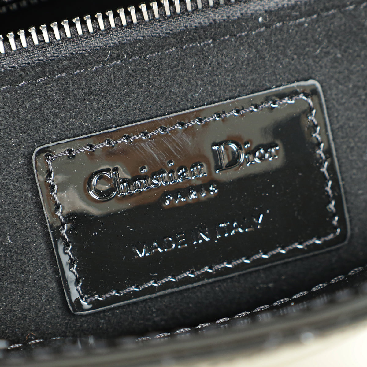Christian Dior Black Chain Mini Lady Dior Bag