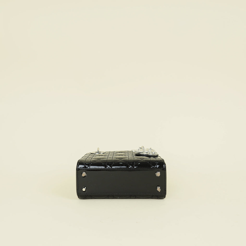 Christian Dior Black Chain Mini Lady Dior Bag