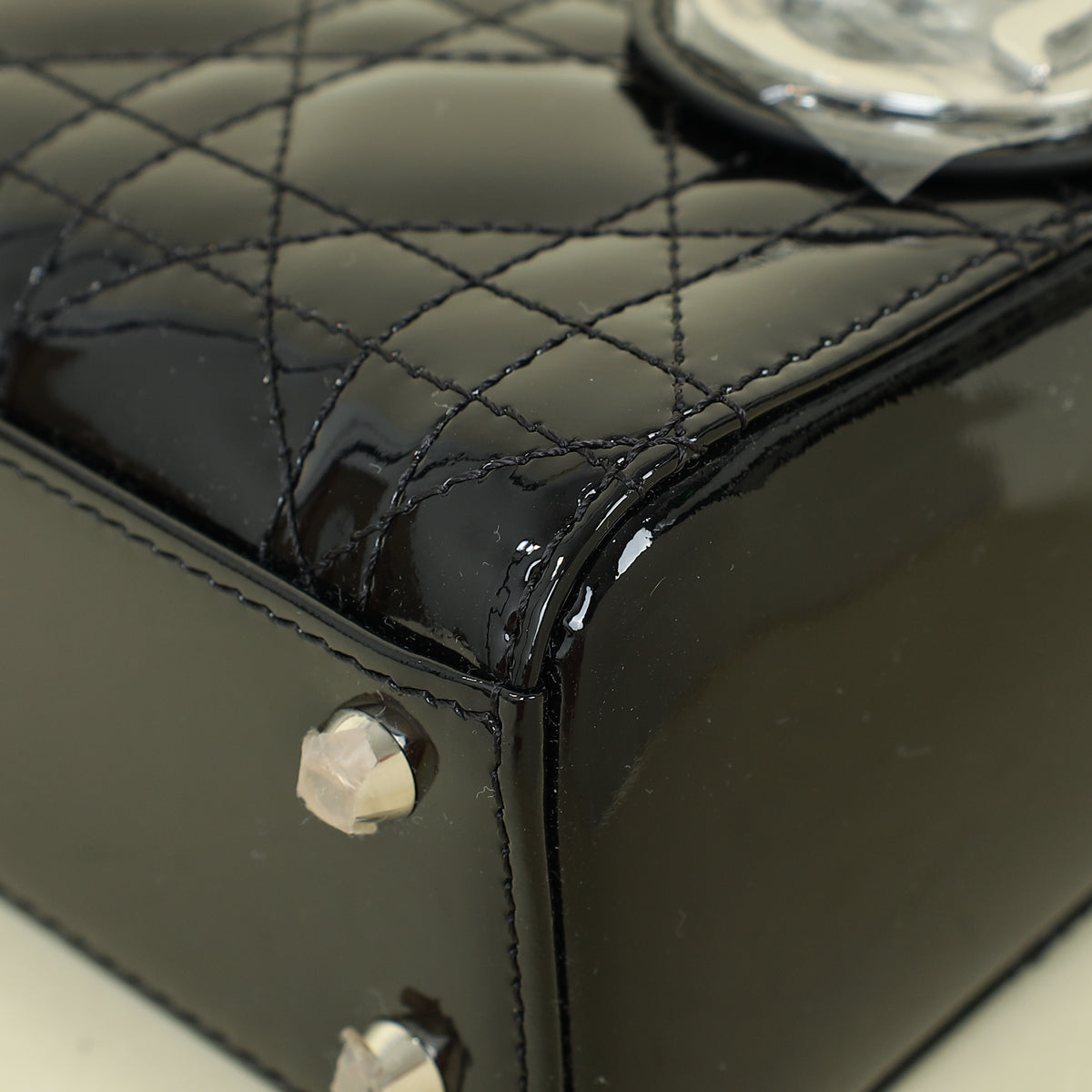 Christian Dior Black Chain Mini Lady Dior Bag