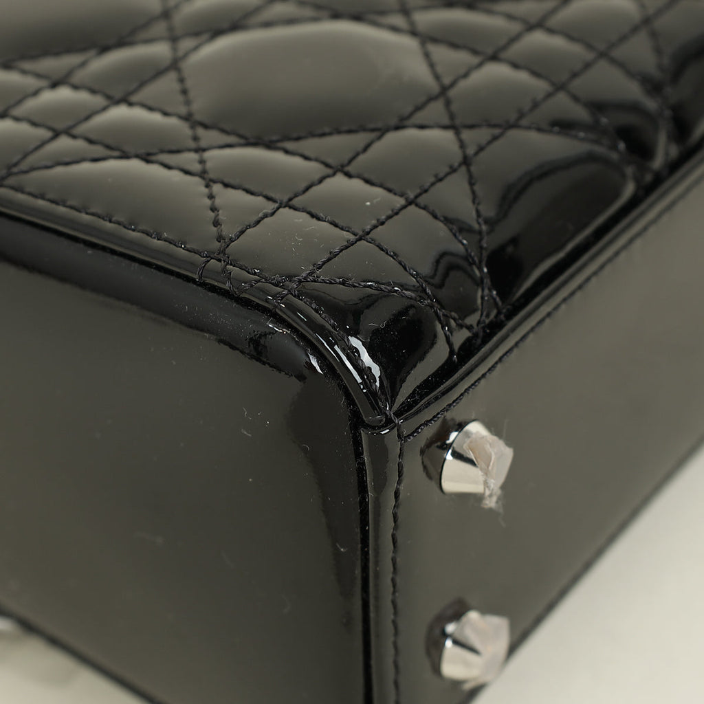 Christian Dior Black Chain Mini Lady Dior Bag