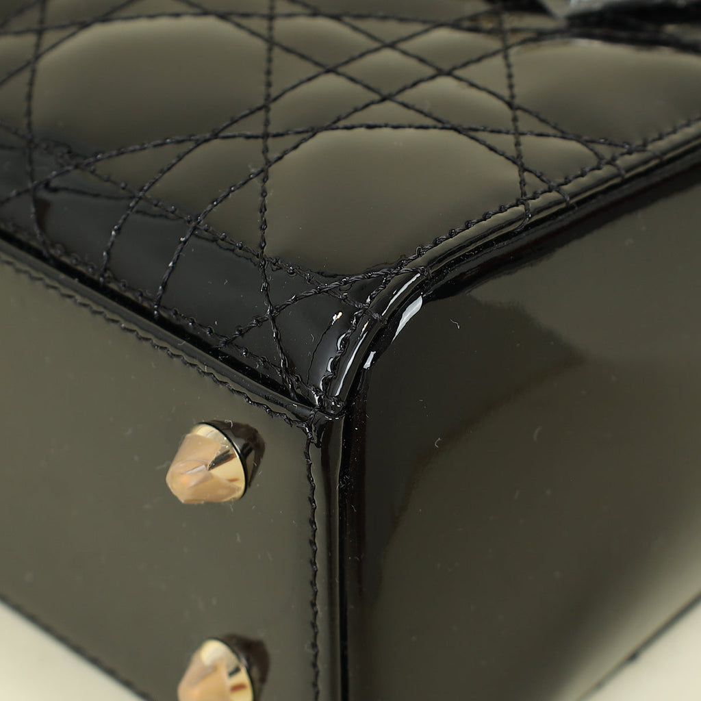 Christian Dior Black My ABCDior Lady Dior Small Bag