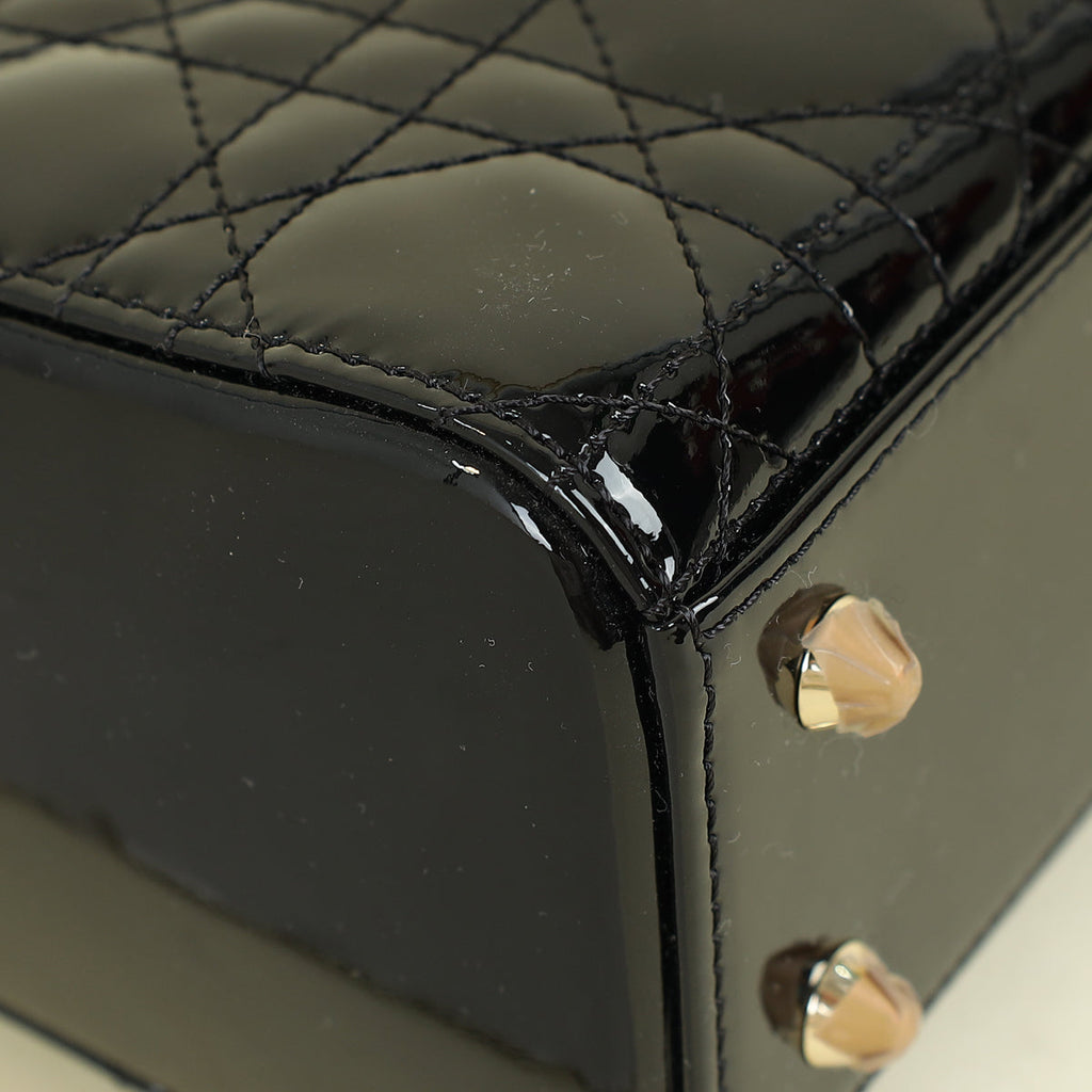Christian Dior Black My ABCDior Lady Dior Small Bag