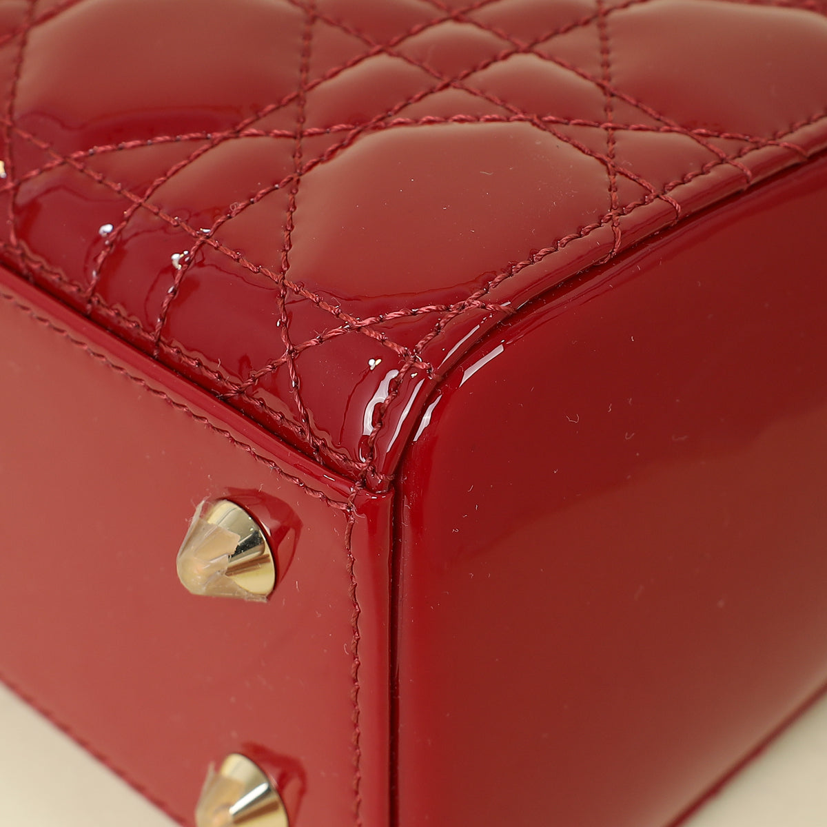 Christian Dior Red My ABCDior Lady Dior Small Bag