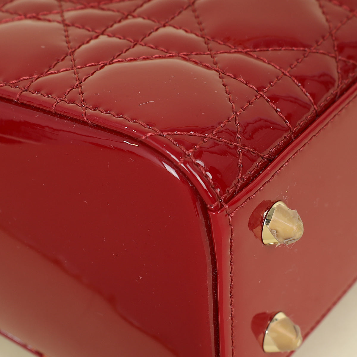 Christian Dior Red My ABCDior Lady Dior Small Bag